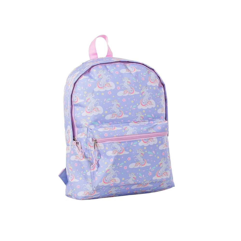 Sac à dos à pochette frontale pratique de Jetstream, Licorne arc-en-ciel