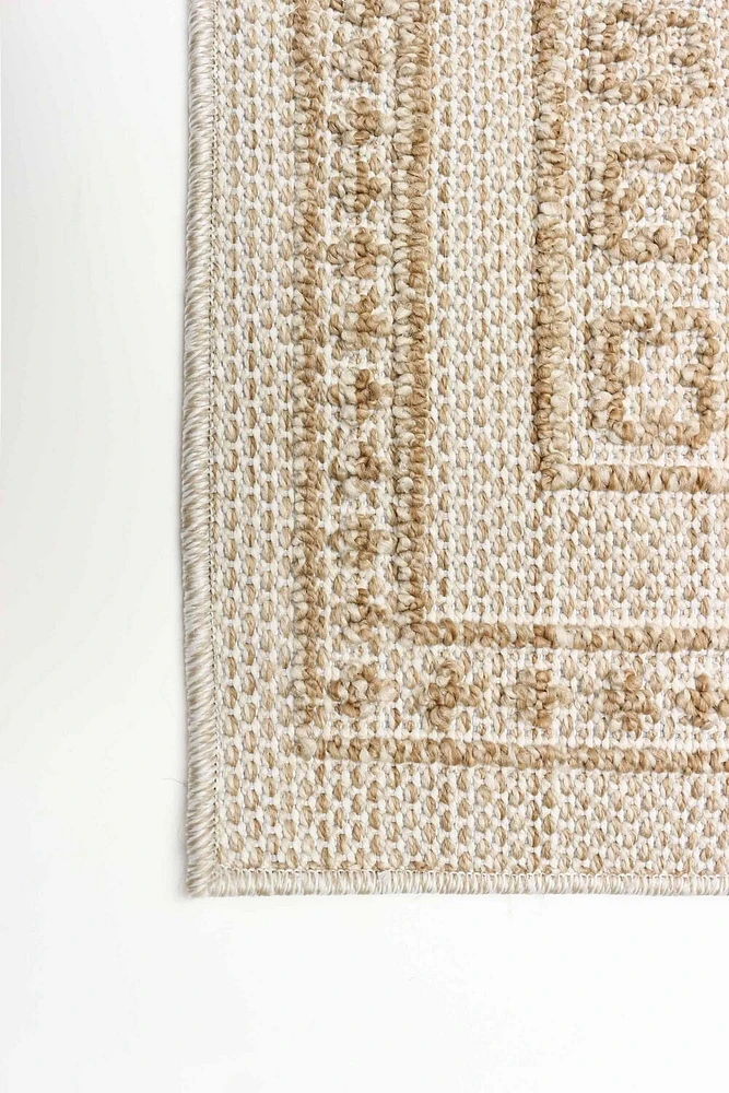 Tapis ECARPET Style Jute pour Chambre à Coucher, Salon, Salle à Manger Collection Francesca