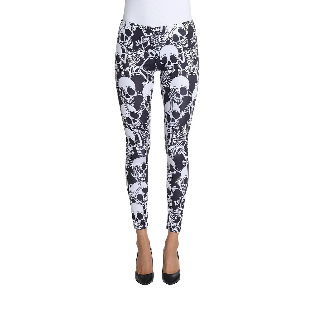WAY TO CELEBRATE SKELETON LEGGINGS
