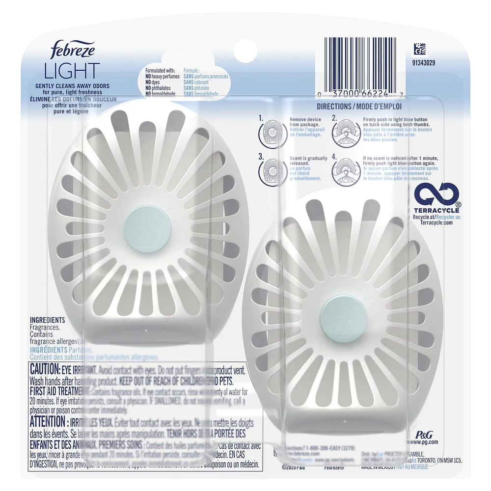 Febreze LIGHT Small Spaces Light Air Freshener, Lavender