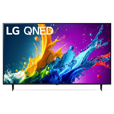 LG 43-Inch QNED80 (QLED + NanoCell) Quantum Dot NanoCell 4K Smart TV - α5 AI Processor 4K, Local Dimming, Alexa Built-In, HDR10, HGIG, ALLM, WebOS 24, Magic Remote (43QNED80TUC, 2024)