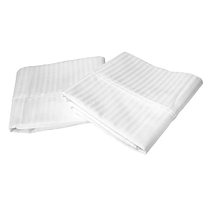Springmaid 600-thread count Striped Pillowcase, Available sizes King and Queen