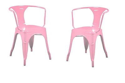 Roch à bras en rose clair ensemble de 2