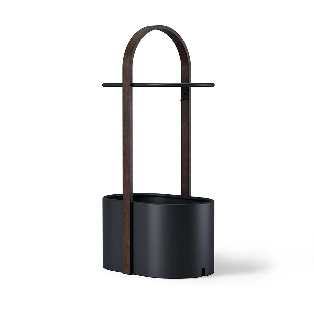Table de rangement Umbra Bellwood, noir / noyer