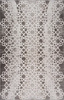 Tapis d'interieur abstrait Rug Branch Cadence, marron beige, moderne - Salon, chambre, salle a manger et cuisine<br>