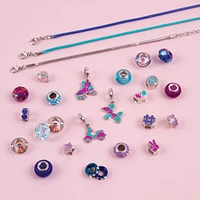 Make it Real Halo Charm Bracelets: True Blue