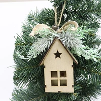 ORNEMENT DE MAISON EN BOIS LED