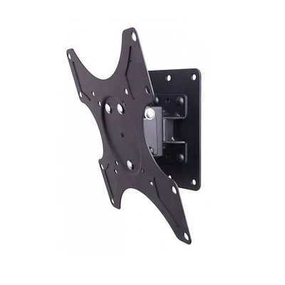 Techly 19" to 37" Tilt & Swivel LCD/LED TV Wall Mount - Tilt +/-15° - Swivel 30° - VESA up to 200x200 mm - Holds up to 25 kg - Black