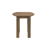 Table d'Extrémité Extérieure Adirondack en Teck