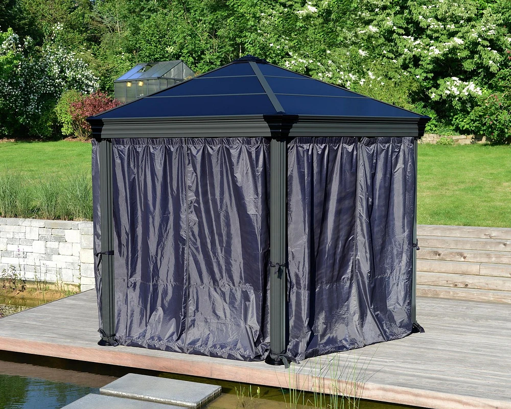 CANOPIA by PALRAM Shade Curtains Kit for Roma Gazebo