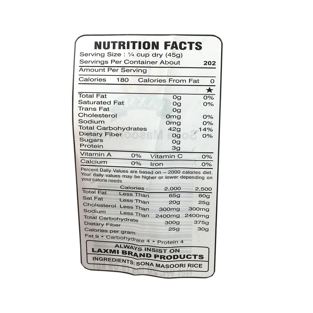 Riz au jasmin thaï de qualité supérieure Mili 8 kg 17,63 lb