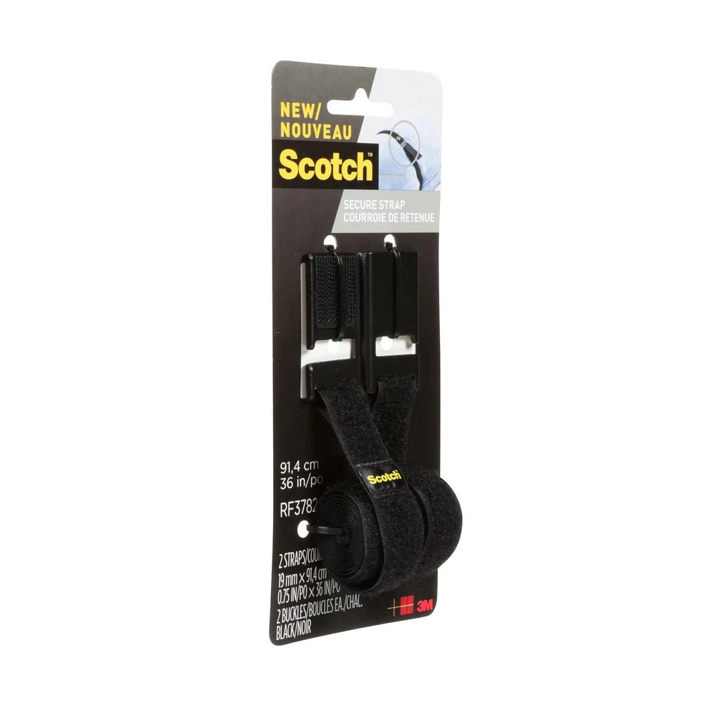 Courroie de fixation 51 mm x 91 cm (2 po x 3 pi) de ScotchMC, noir