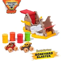 Monster Jam, Mini Launchers Set, Includes Monster Mutt and Earth Shaker 1:87 Scale Die-Cast Monster Trucks, Kids Toys for Boys Ages 3 4 5 6+, Mini Launchers Set