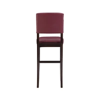 Tabouret de bar rouge Benson