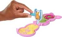 Polly Pocket Mama and Joey Kangaroo Purse Compact Playset with 2 Micro Dolls and Accessories