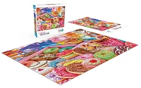 Buffalo Games - Le puzzle Collage Collection - Donut Worry, Be Happy - en 1000 pièces