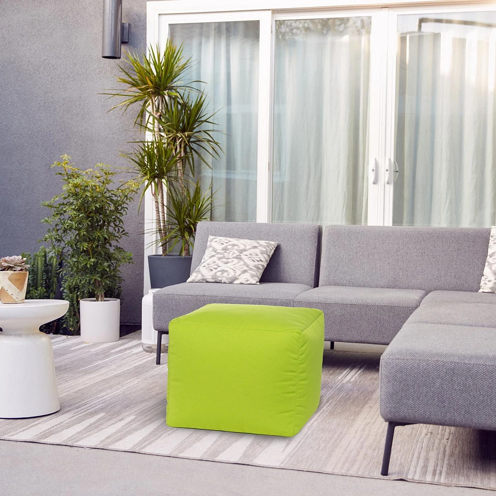 Ottoman Pouf Intérieur Extérieur Cube Soleil de Gouchee Home