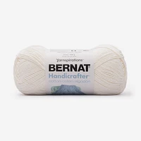 Bernat® Handicrafter® Yarn, Cotton #4 Medium, 14oz/400g, 710 Yards, Economical size versatile yarn