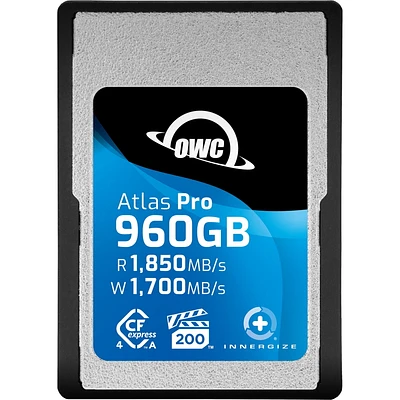 OWC Atlas Pro 960 GB CFexpress Type A - 1 - 1.81 GB/s Read - 1.66 GB/s Write - 3 Year Warranty