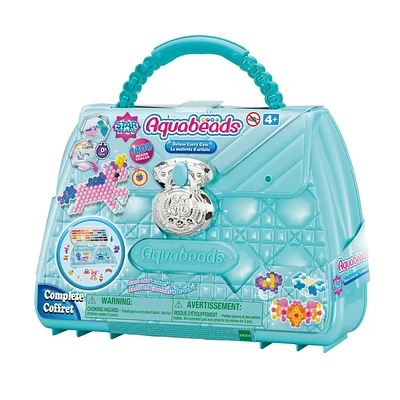Aquabeads Deluxe Carry Case, Complete Arts & Crafts Bead Kit for Children - Over 1,400 Beads