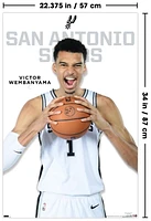 NBA San Antonio Spurs - Victor Wembanyama Feature Series 23 Wall Poster, 22.375" x 34"