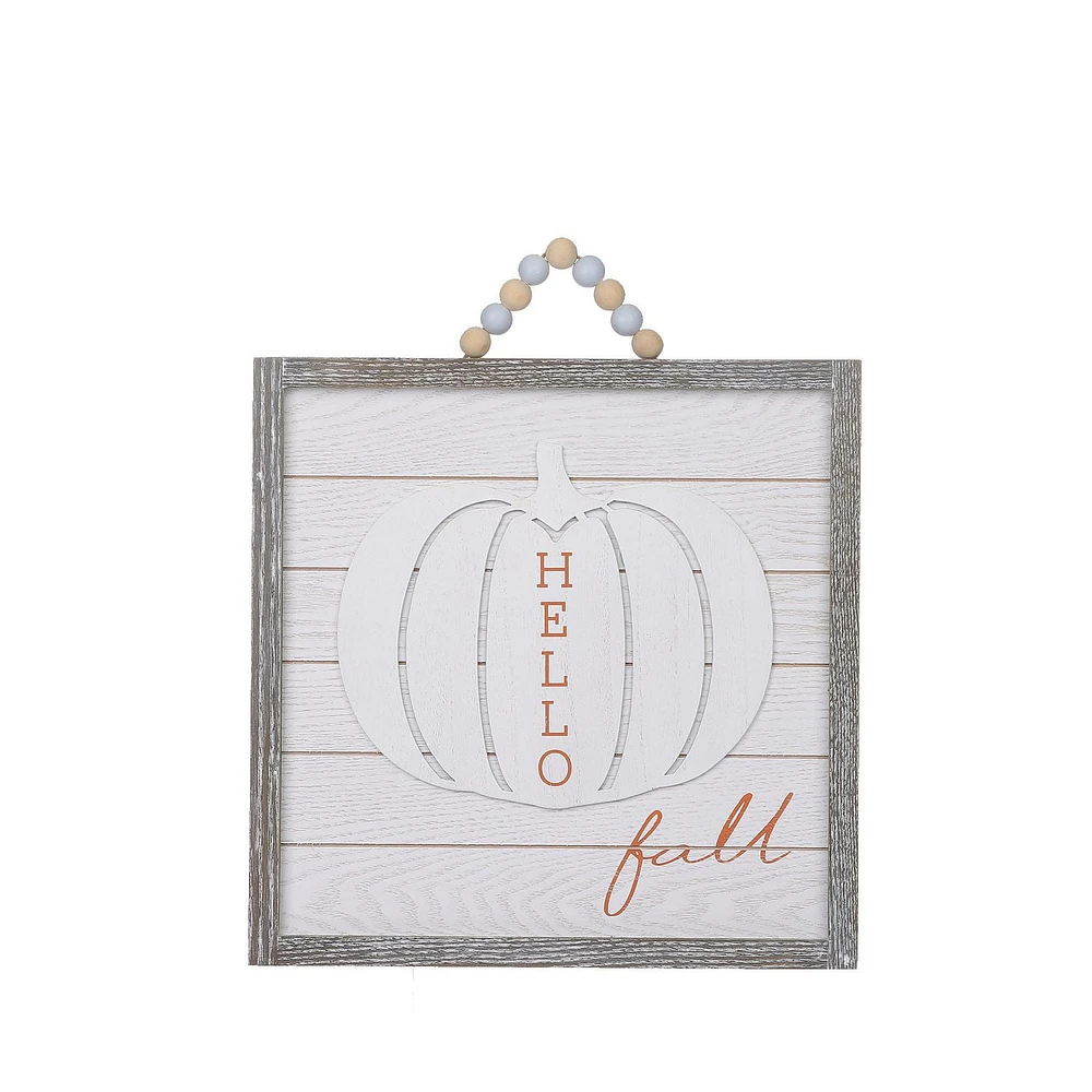 WOODEN WALL SIGN
