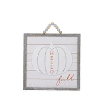 WOODEN WALL SIGN