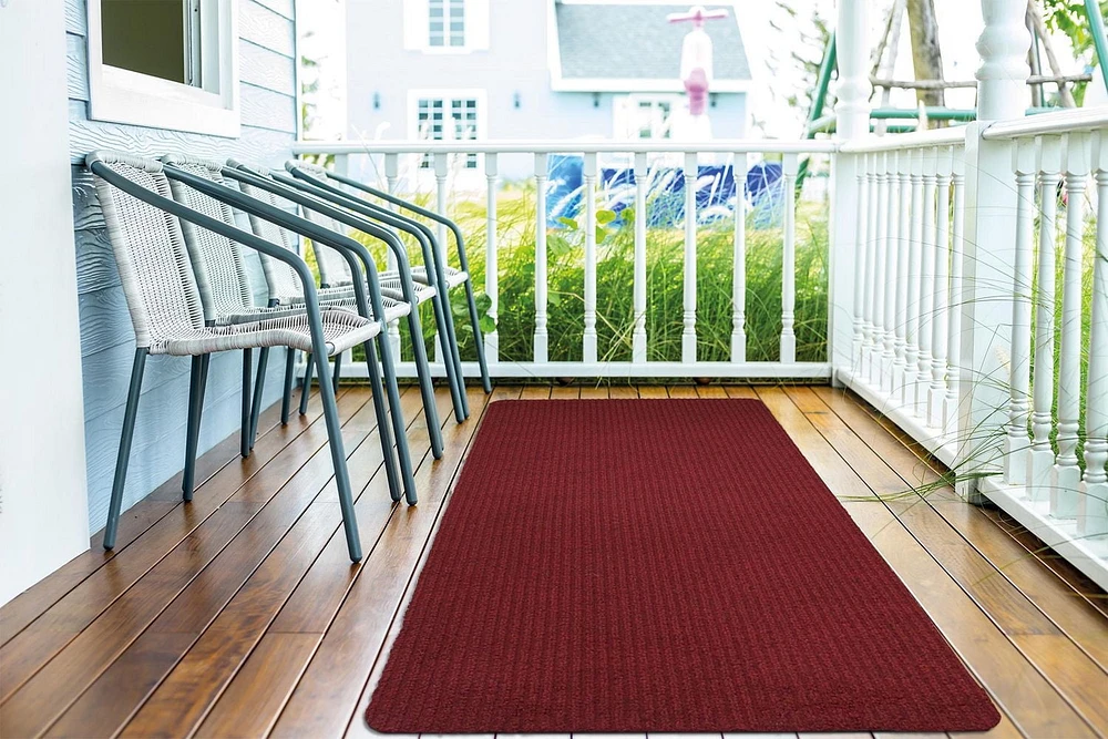 Ottomanson Lifesaver Collection Utility Ribbed Stair Tread
