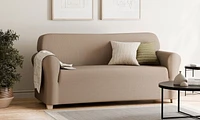 Pixel Soft Stretch Sofa Slipcover, Furniture Cover Made of 20% Recycled Fabric, Durable and Easy to Apply