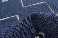 ECARPET Indoor/Outdoor for Balcony, Patio and Garden Raya Blue Rug