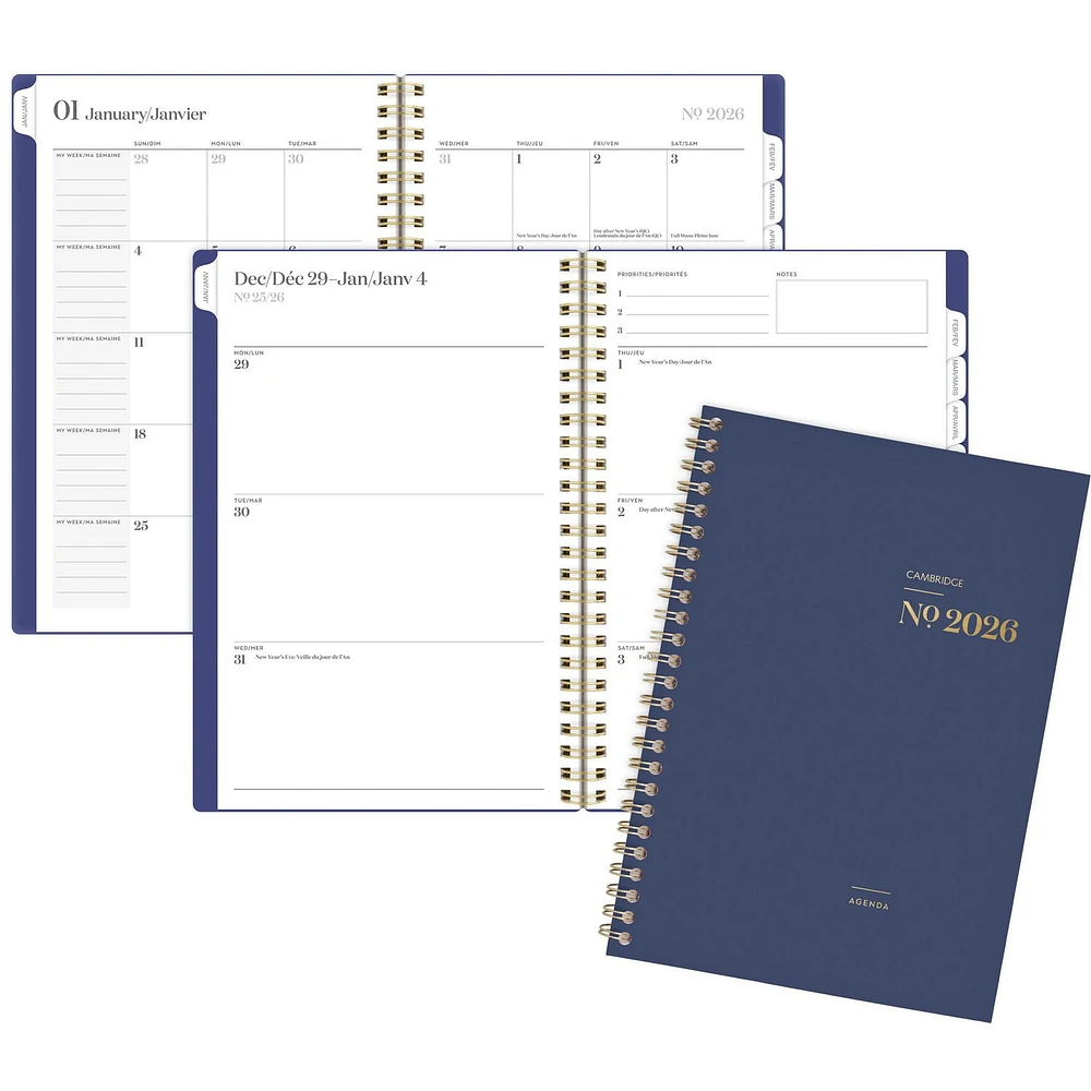 Agenda Petit CAMB WrkStyl Clsc Marine,26