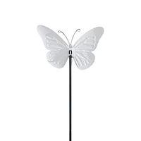 PIEU PAPILLON ROSE EN MÉTAL HOMETRENDS