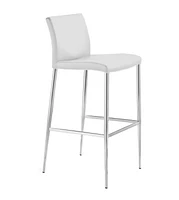 Plata Import - Tabouret Samuel 26" de couleur blanche