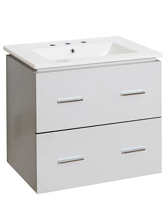 Imaginations Américaines pouces W Vanity Set Blanc