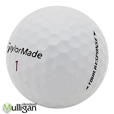 Mulligan - 12 balles de golf récupérées Taylormade Tour Response 5A, Blanc