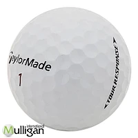 Mulligan - 12 Taylormade Tour Response 5A Recycled Used Golf Balls, White