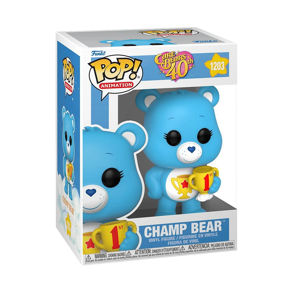 Funko Pop! Animation: Care Bears 40th Anniversary - Champ Bear Vinyl Figure with Chase