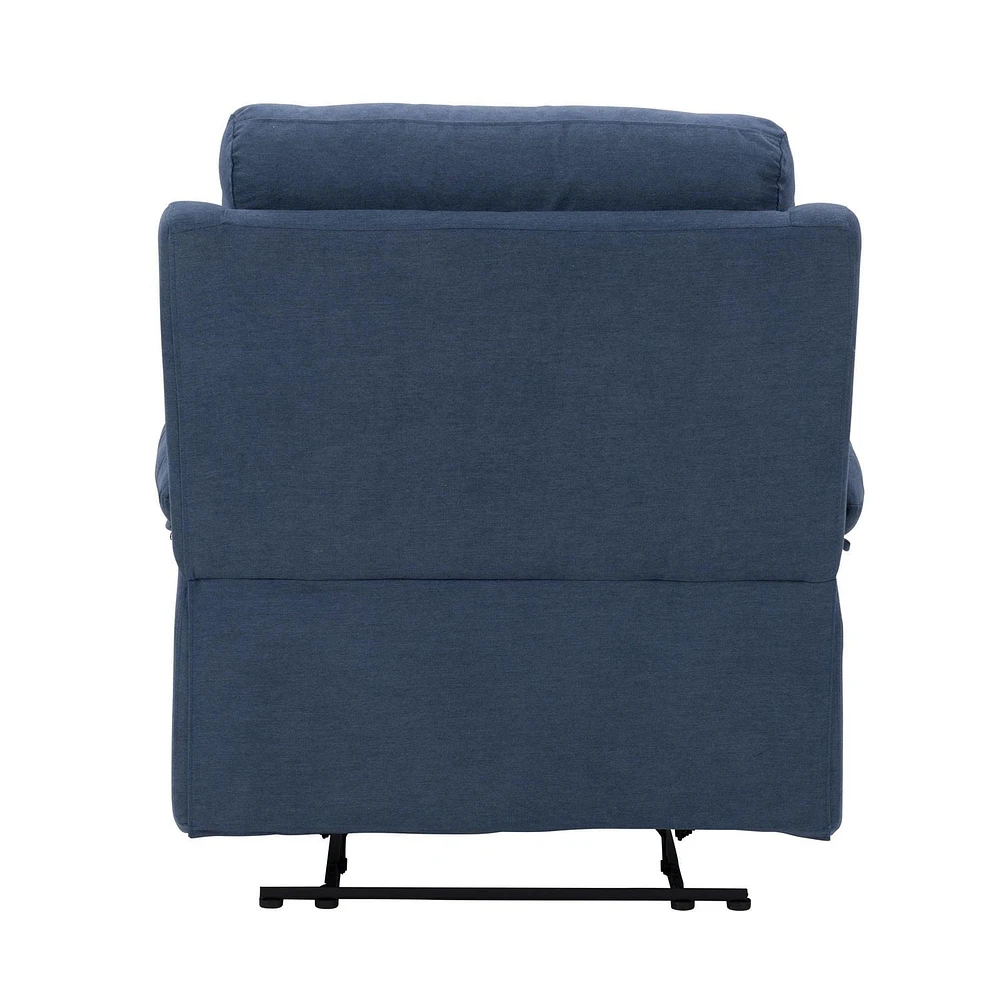 CorLiving Oren Manual Soft High Quality Fabric Recliner