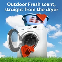 Bounce Fabric Softener Sheets, Outdoor Fresh Scent, 120 Sheets