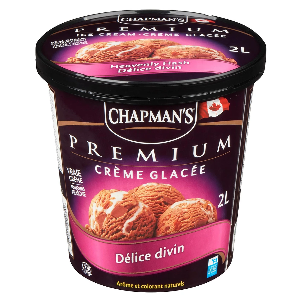 Chapman's Premium Heavenly Hash Ice Cream, 2L