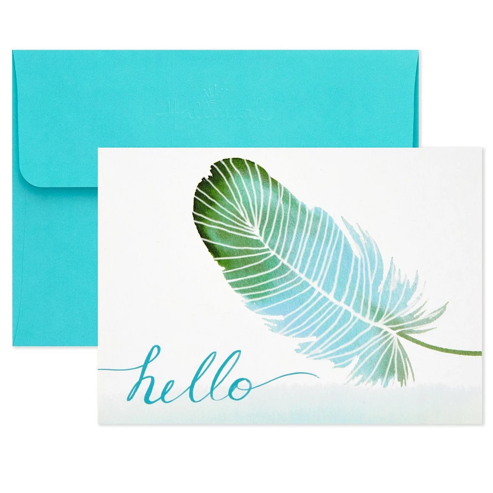 Petites cartes Hallmark à motifs à l'aquarelle
