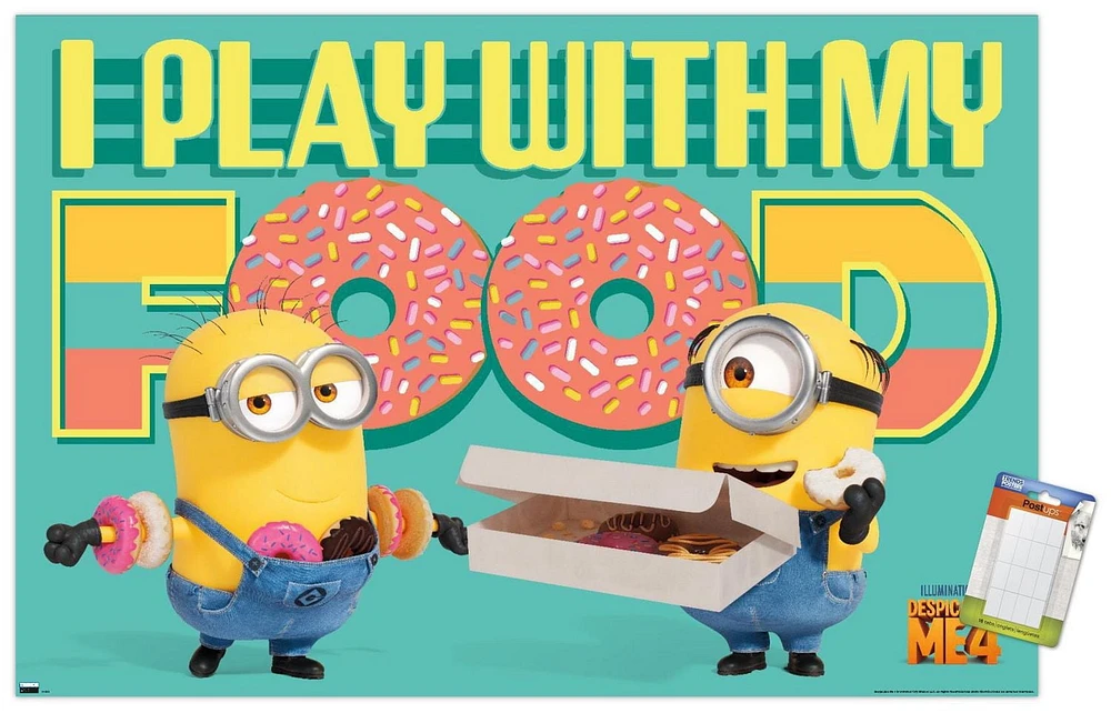 Illumination Despicable Me 4 - Donuts Wall Poster with Pushpins