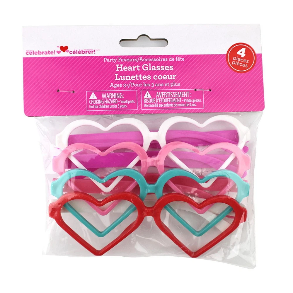 4 HEART GLASSES