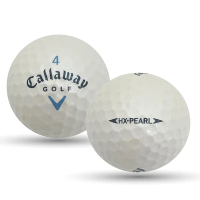 Mulligan - 36 balles de golf récupérées Callaway Pearl 5A, Blanc