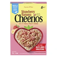 Cheerios Strawberry Banana Breakfast Cereal,  Whole Grains, 317 g