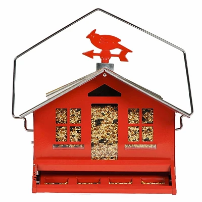 Mangeoire maisonnette Squirrel Be Gone II avec girouette de Perky-Pet