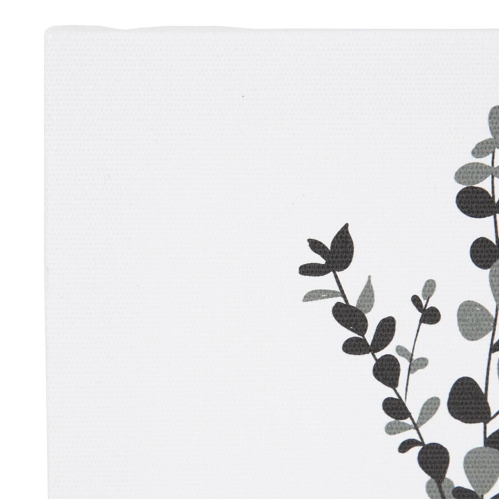 Toile avec vase 15 x 15 cm
