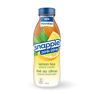 Thé au citron Snapple zéro aromatisé naturellement, 473 mL 473 mL