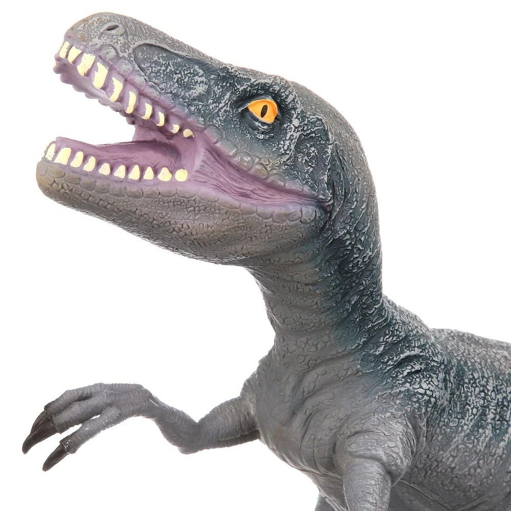 Adventure Force Grande figurine souple de dinosaure Raptor, bleu, conçue pour les 3 ans et plus