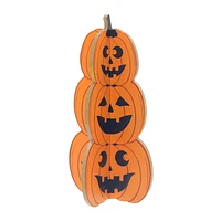 Manière de célébrer le décor Jack-O-Lantern empilé d'Halloween